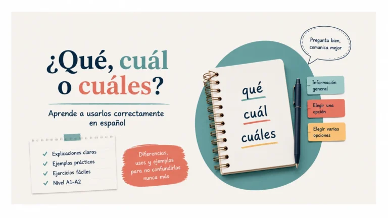 Qué, cuál o cuáles: aprende cuándo usar estas palabras interrogativas en español