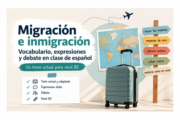 Migración e inmigración en clase de español B2